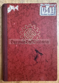 ac429 - DAF membership book with due stamps - man from Bad Lauterberg - dues paid to March 1945