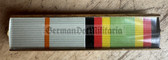 is014 - 2 place paper medal ribbon bar - NVA or Stasi - senior NCO rank or junior Officer rank