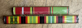 is016 - 7 place paper medal ribbon bar - Grenztruppen - senior ranks