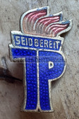 gw366 - 2 - Pionierorganisation Young Pioniers badge - enamel membership badge - large size