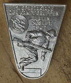 gw349 - c1967 1st National Competition of the Kampfgruppen in Berlin participant badge