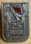 gw348 - 25 years Kampfgruppen anniversary badge