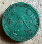 gw347 - East German car & motorbike vehicle tax disc for fixing to number plates