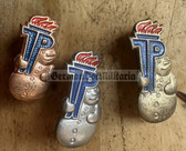 gw363 - Pionierorganisation Young Pioniers badge - Wintersports snow man - complete set