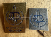 gw372 - Pionierorganisation Young Pioniers badge - Pionierpark Ernst Thaelmann badge + gold achievement badge