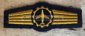 bw128 - Bundesmarine West German Navy aircraft flight mechanic qualification badge - Marineflieger