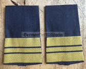 bw092 - 2 - Bundesmarine West German Navy Kapitänleutnant rank slides