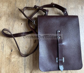 gw395 - original MdI marked - Kartentasche - real leather map case for use by the Volkspolizei VP VoPo police