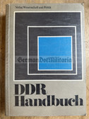 gw389 - DDR HANDBUCH - c1975 West German handbook about East Germany - huge size