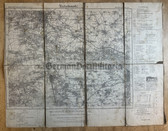 ac444 - Saxon Army General Staff Map of Halle and area south of it