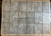 ac445 - German military map - area around Chemnitz in Saxony