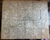 ac446 - German military map - area around Berlin - used by Infantry Regiment 165
