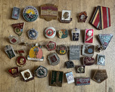 ac455 - collection of Soviet pins & badges