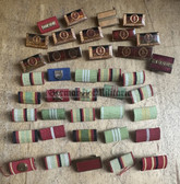 ac462 -  very large lot of East German medal ribbons - bargain corner