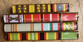 is017 - 15 place paper medal ribbon bar - NVA - Generals or very senior officer rank