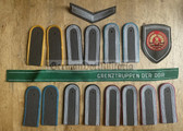 bc018 - mixed lot of Grenztruppen, NVA & Stasi uniform insignia & shoulder boards  - Bargain Corner