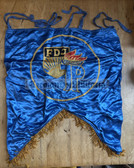 gw049 - Zentrales Musikkorps - embroidered trumpet/fanfare banner flag JUNGE PIONIERE JP