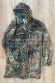 mp074 - Bundeswehr West German Army Flecktarn Camo Parka with hood - size 18 XXL