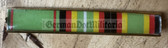 is020 - 3 place paper medal ribbon bar - Stasi & Grenztruppen Border Guards - senior NCO rank or mid Officer rank