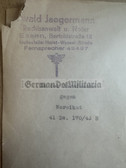 ac465 - c1943 German woman sentenced to 1 month prison for sending a postcard to a French POW! - set of documents