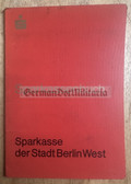 ac471 - c1980s Sparkasse West Berlin bank savings book