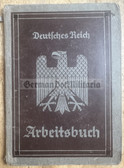 ac472 - c1936 Arbeitsbuch - woman from Berlin Mitte - used in East Germany until 1951
