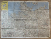 ac516 - c1954 issued British Army map of Northern Germany - very large