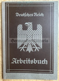 ac488 - c1936 Arbeitsbuch - man from Bremen - worked at Borgward car factory