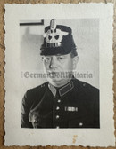 ac523 - Third Reich uniform police with Tschako studio portrait photo
