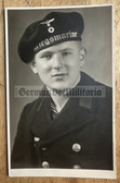 ac531 - Kriegsmarine sailor studio portrait photo