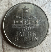 ac485 - 5 - East Berlin 750 years anniversary coin with historic Berlin document seal