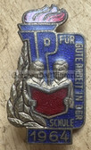 ac483 - c1964 dated Junge Pioniere enamel award badge