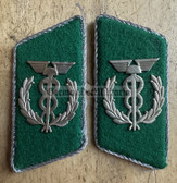 sbbs094 - pair of DDR Zollverwaltung Customs Officer Uniform Collar Tabs