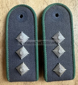 sbz006a - 1960s or early 1970s - OBERSEKRETAER - Zollverwaltung Zoll - Customs Service - pair of shoulder boards