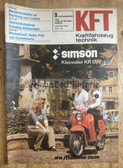 gw045 - c1980 issue of East German motoring magazine KFT Kraftfarhzeugtechnik