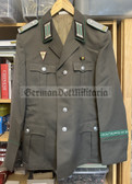 wo135 - Grenztruppen GT Border Guards Officer Uniform Jacket - Leutnant rank with graduate badge - size g48-0