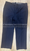 gw429 - unknown near black East German uniform trousers - large size 53