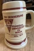 ac555 - NVA Military Finance Study Degree at the Humboldt University in Berlin 19174 to 1979 - East German Bierkrug Stein