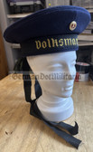 kmo009 - original East German Navy VM Volksmarine Donald Duck type sailor hat with tally - size 56