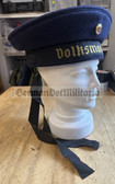 kmo023 - original East German Navy VM Volksmarine Donald Duck type sailor hat with tally - size 62