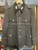 wo109 - NVA Army black collar Uniform Jacket - infantry Soldat rank with thick 1960s shoulder boards - size k52