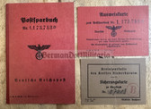 ac634 - German Post Office Savings bank account book and additional documents