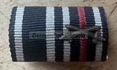 ac610 - original German WW1 medal ribbon bar - Iron Cross & Hindenburg Cross with Swords