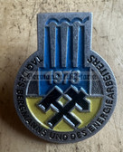 ac581 - East German Badge - Day of the Miners and Energy Workers 1978