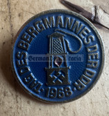 ac582 - East German Badge - Day of the Miners and Energy Workers 1968