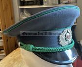 wo226 - East German Customs Zollverwaltung visor hat - size 53
