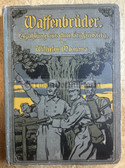 wb021 - c1915 German book with WW1 stories - colour plates