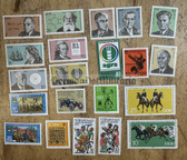 od099 - lot of East German mixed postage stamps