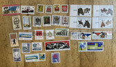 od092 - East German postage stamps lot - includes 20 years anniversary of the Warsaw Pact Treaty