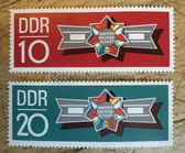 od081 - East German postage stamps set - c1970 Warsaw Pact manoeuvres Waffenbruederschaft